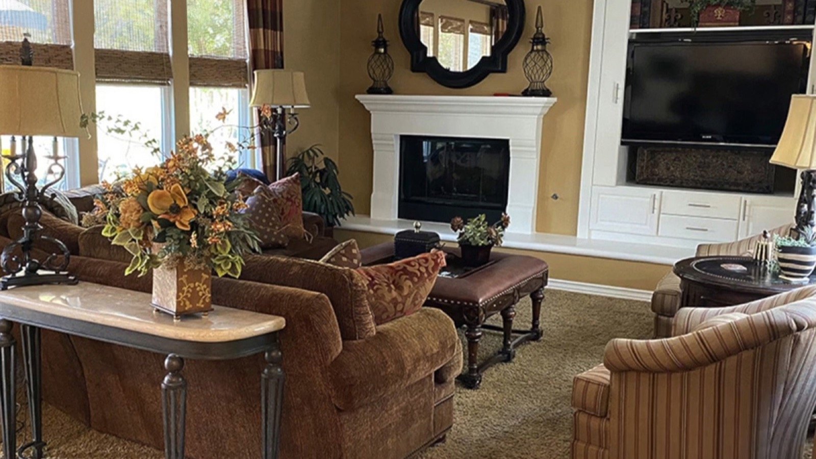 Living Room before home styling